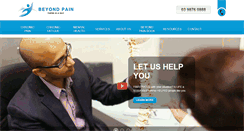 Desktop Screenshot of beyondpain.com.au